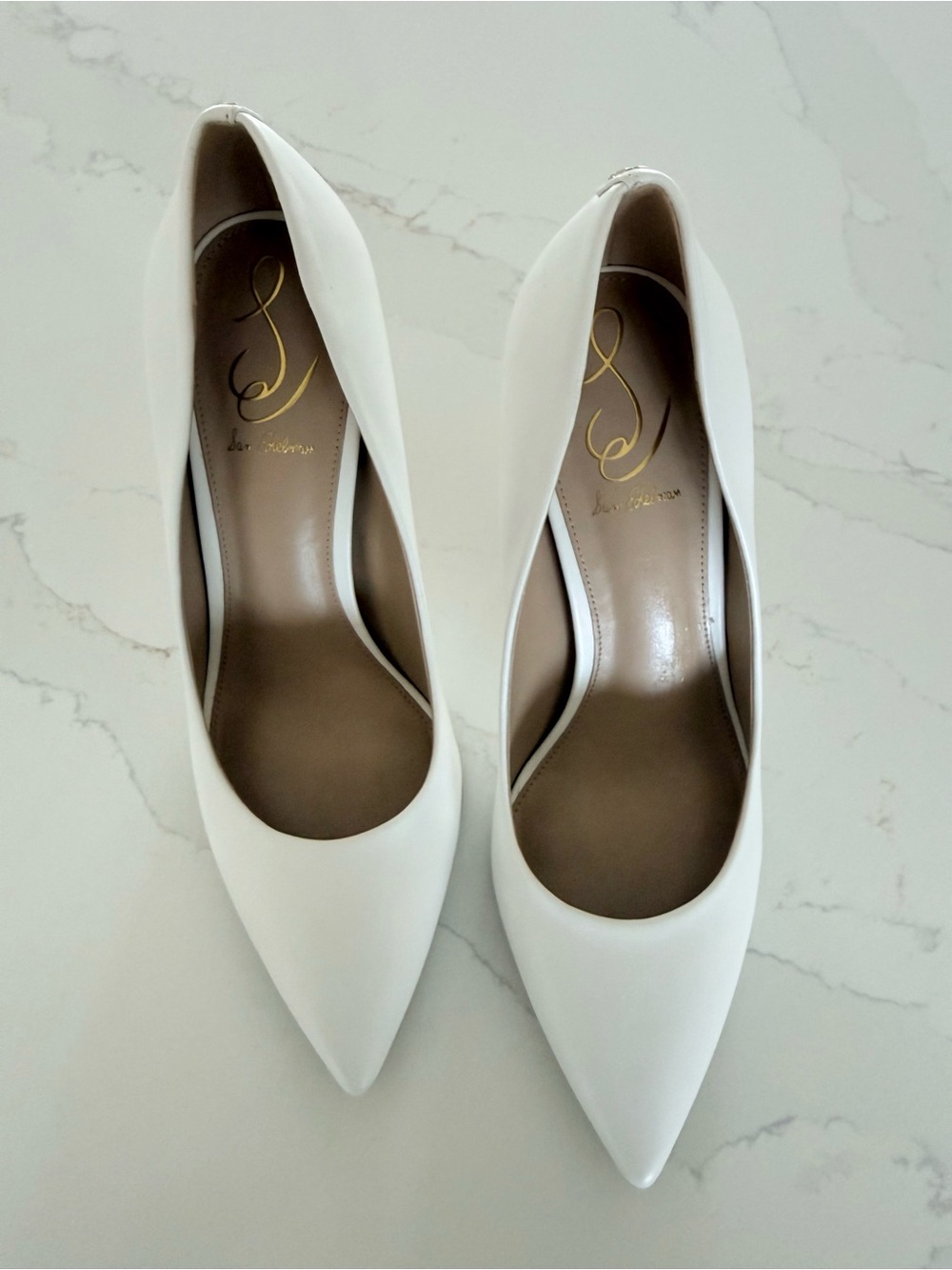 Sam Edelman White Pumps Size 8.5 WIDE